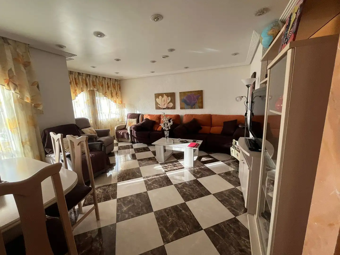 Sala d'estar de Pis en venda en Elche / Elx amb Aire condicionat, Calefacció i Balcó