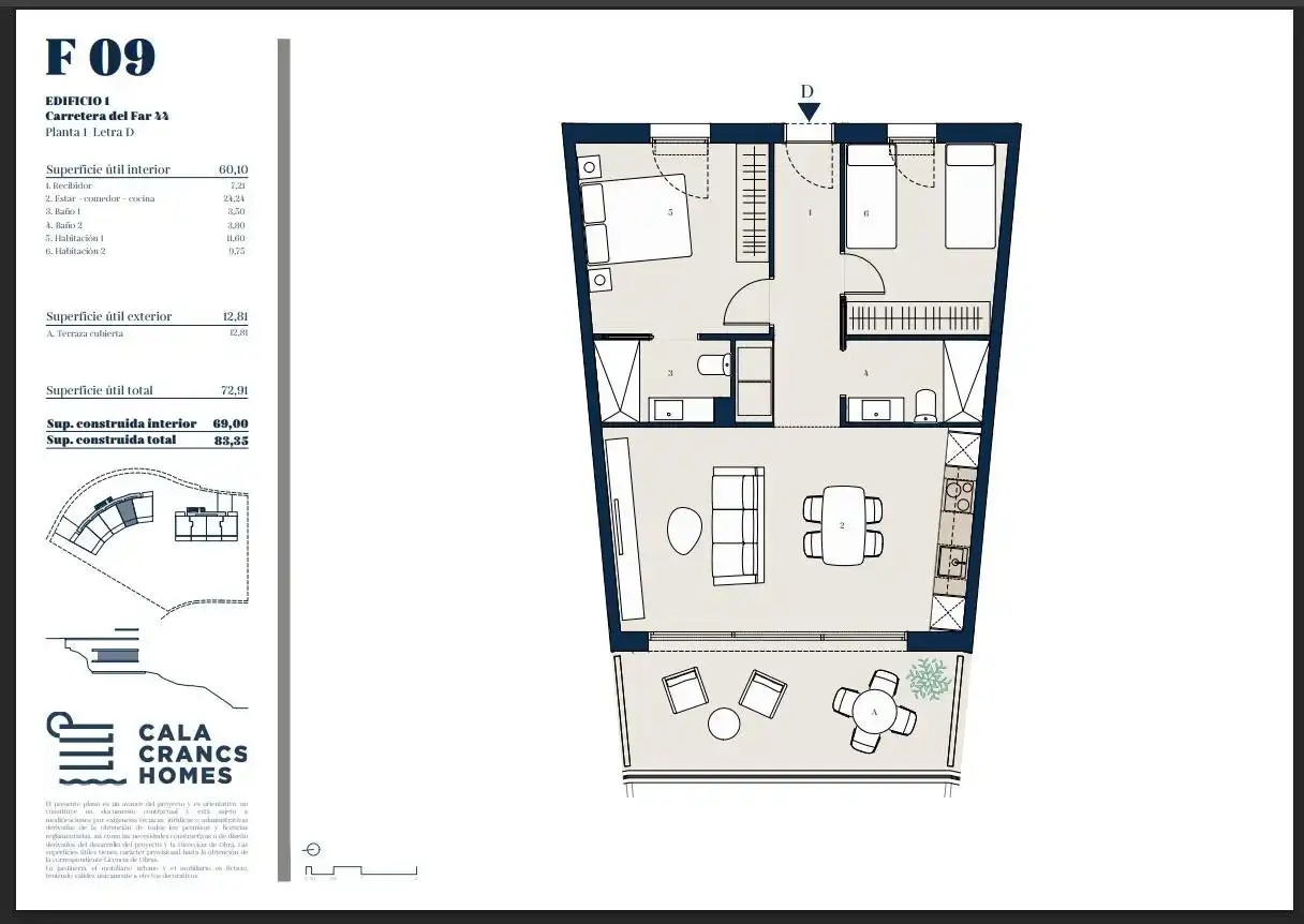 Appartement compact avec terrasse à vendre à Pla de Maset - Cap de Salou, imagen 10