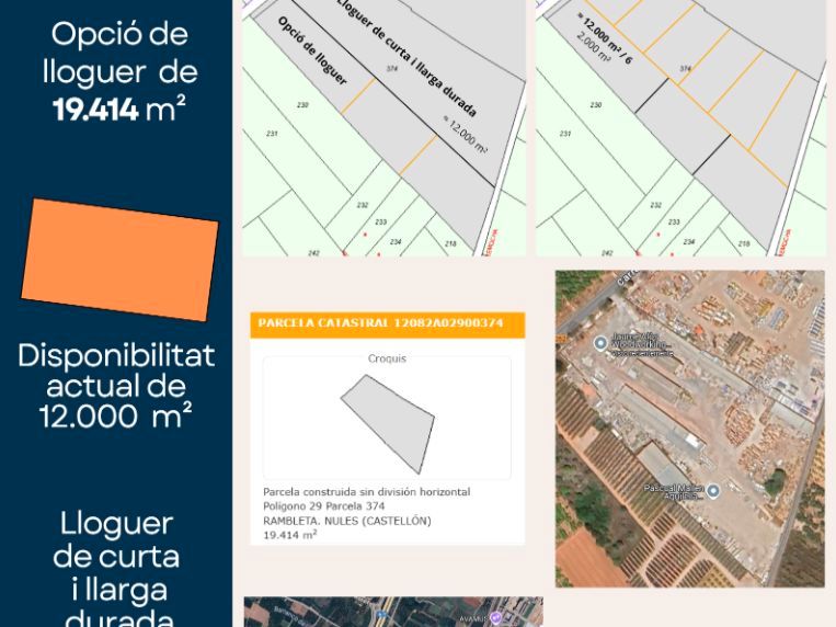Traster de lloguer en Nules amb Alarma