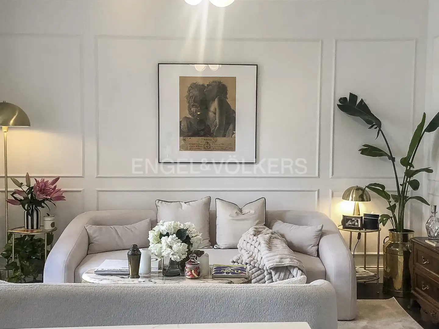 Sala d'estar de Pis de lloguer en Barcelona amb Aire condicionat, Calefacció i Parquet