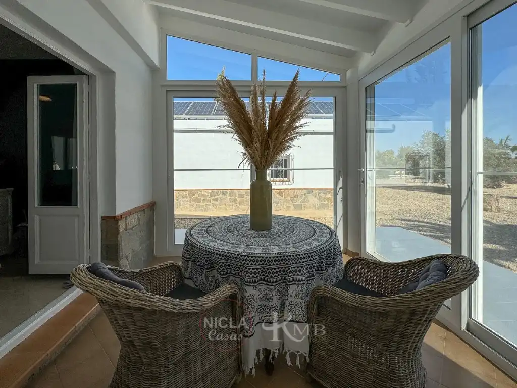 Terraza de Casa o chalet en venta en Vera con Aire acondicionado, Jardín privado y Terraza