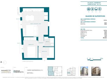 New build Flat with balcony for sale in Carrer Independència 3