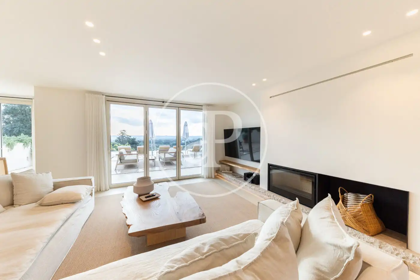 Sala de estar de Casa o chalet en venta en Búger con Aire acondicionado, Calefacción y Jardín privado