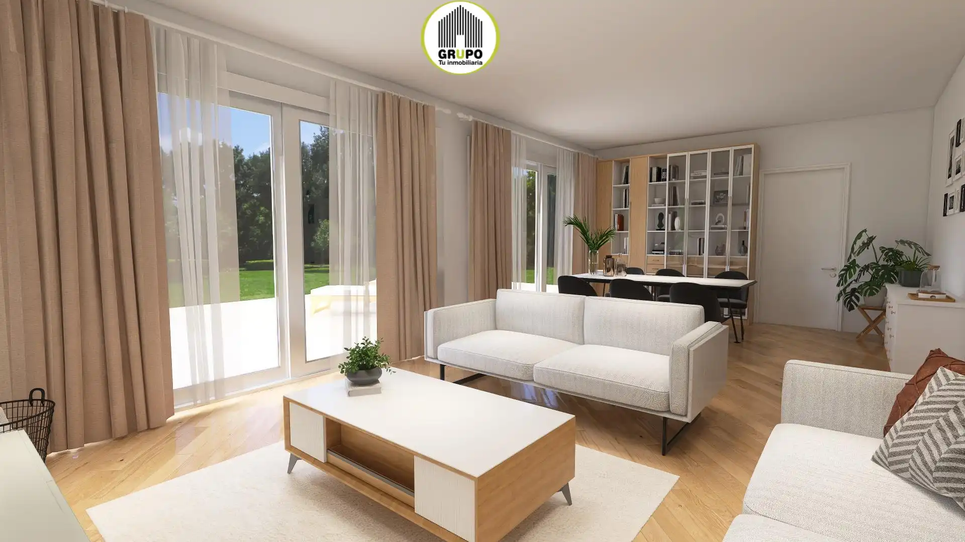 Sala d'estar de Casa o xalet en venda en Esplugues de Llobregat amb Calefacció i Jardí privat