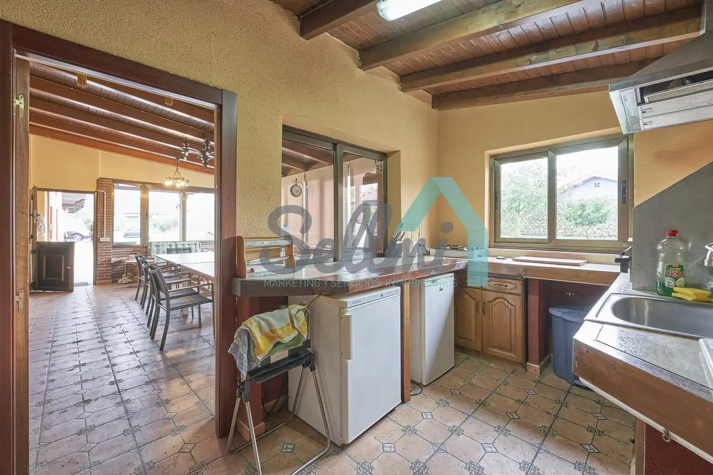 Kitchen of Houses for sale in Ribera de Arriba  with Heating, Private garden and Terrace