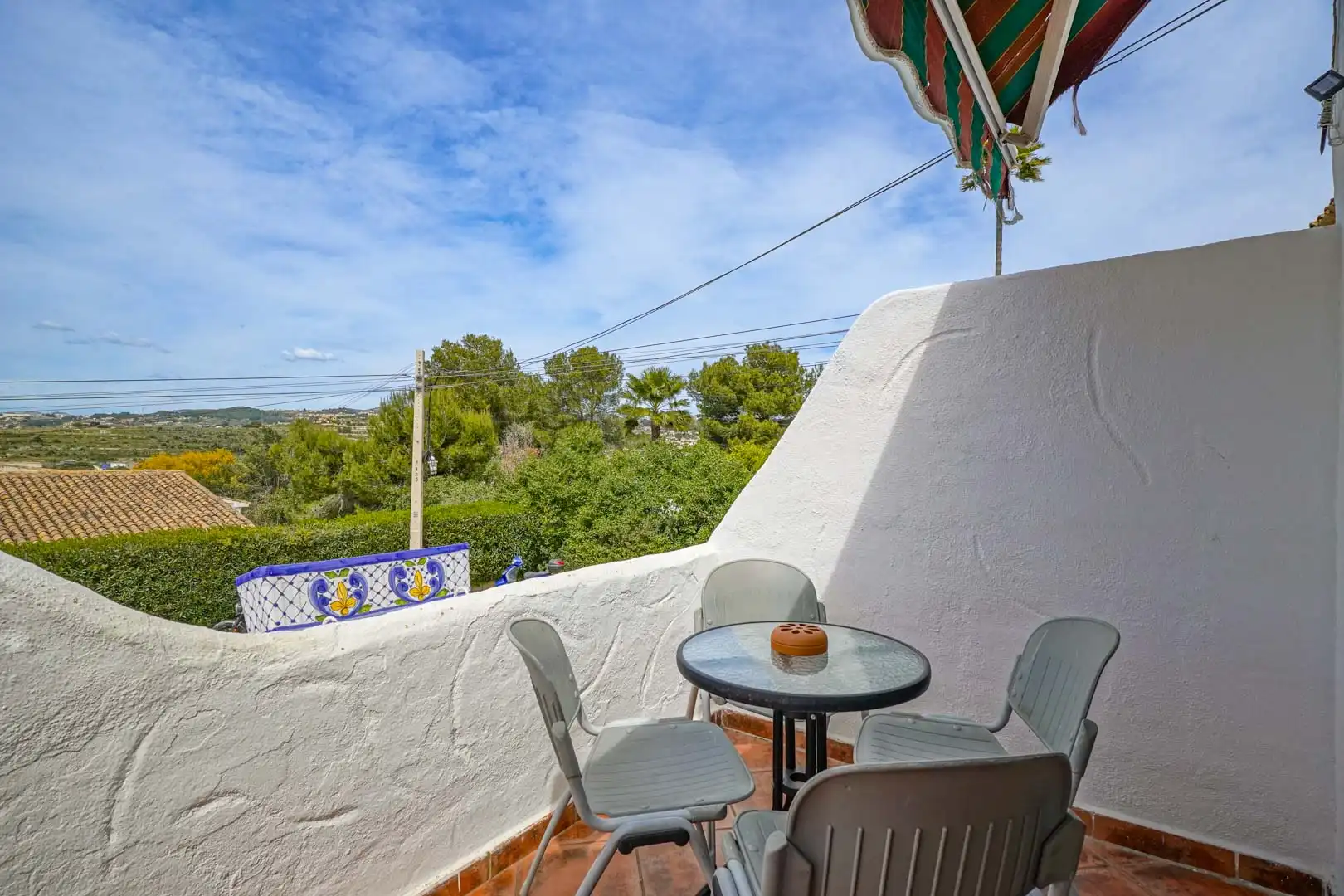 Terrassa de Apartament en venda en Moraira