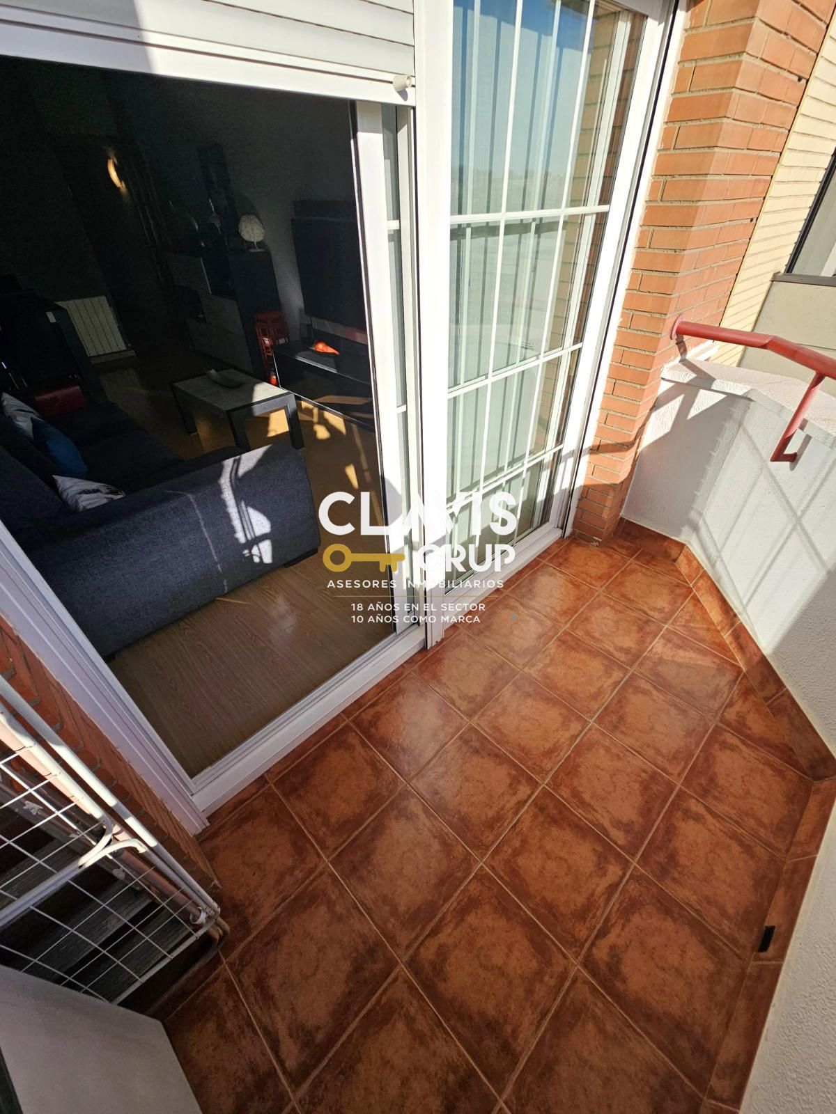 Balcony of Flat for sale in  Barcelona Capital  with Air Conditioner, Heating and Parquet flooring