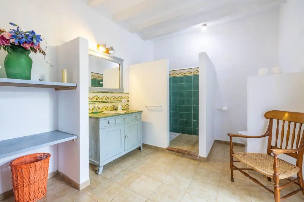 Baño de Finca rústica en venta en Fornalutx con Jardín privado, Terraza y Trastero