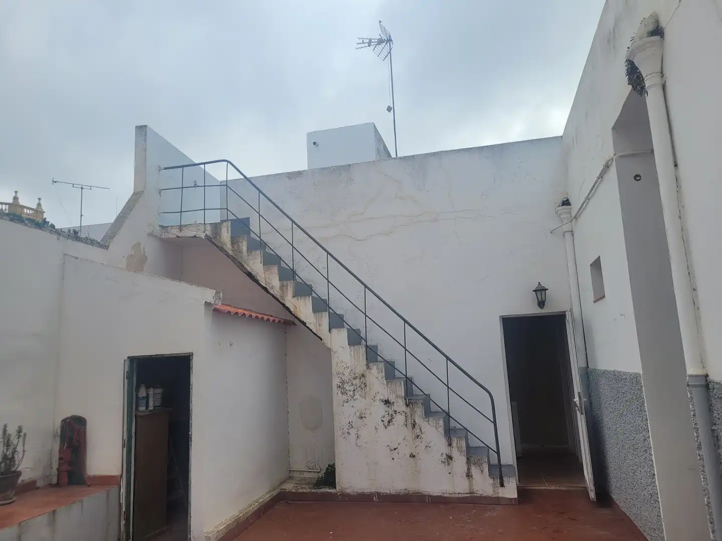 Vista exterior de Casa adosada en venta en San Cristóbal de la Laguna con Terraza