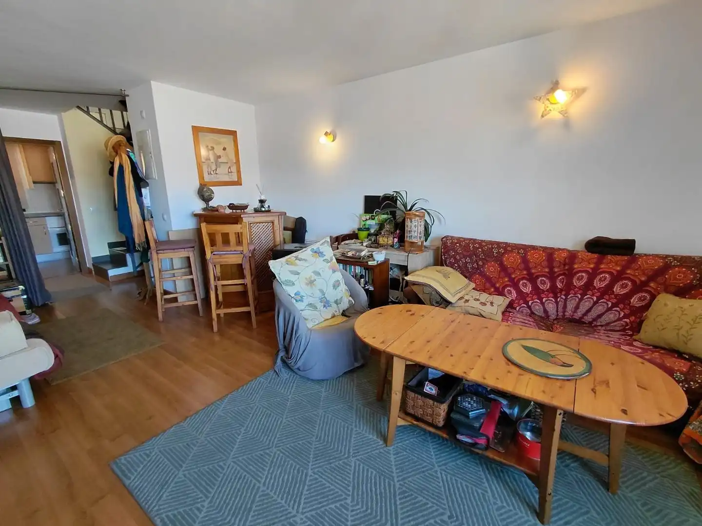 Wohnzimmer von Maisonette zum Verkauf in El Molar (Madrid) mit Heizung, Terrasse und Abstellraum
