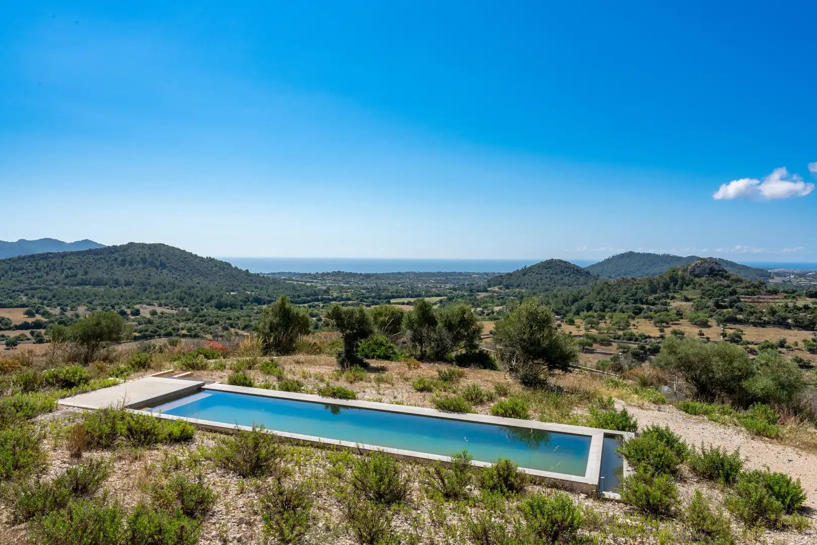 Schwimmbecken von Country house zum Verkauf in Son Servera mit Klimaanlage, Heizung und Terrasse
