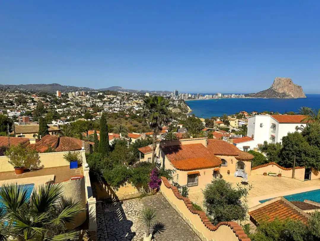 Exterior view of Houses for sale in Calpe / Calp  with Air Conditioner, Heating and Private garden