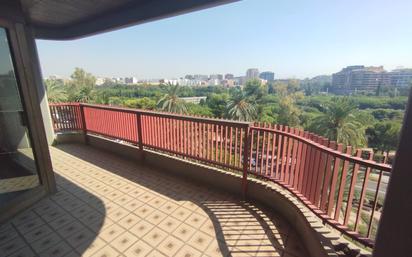 Terrace of Flat for sale in  Valencia Capital  with Heating, Terrace and Oven