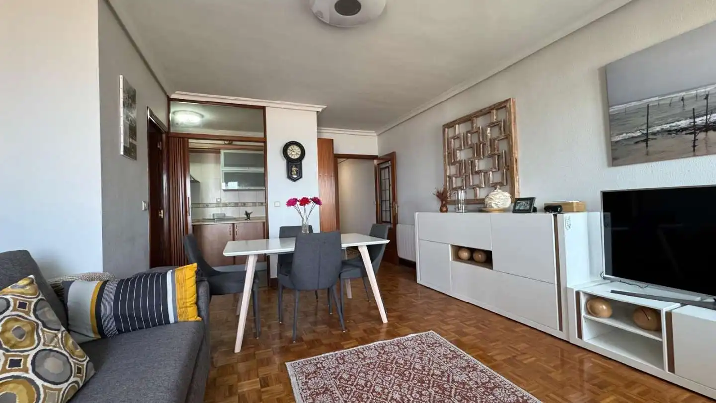 Living room of Flat for sale in Zarautz  with Heating, Storage room and Balcony