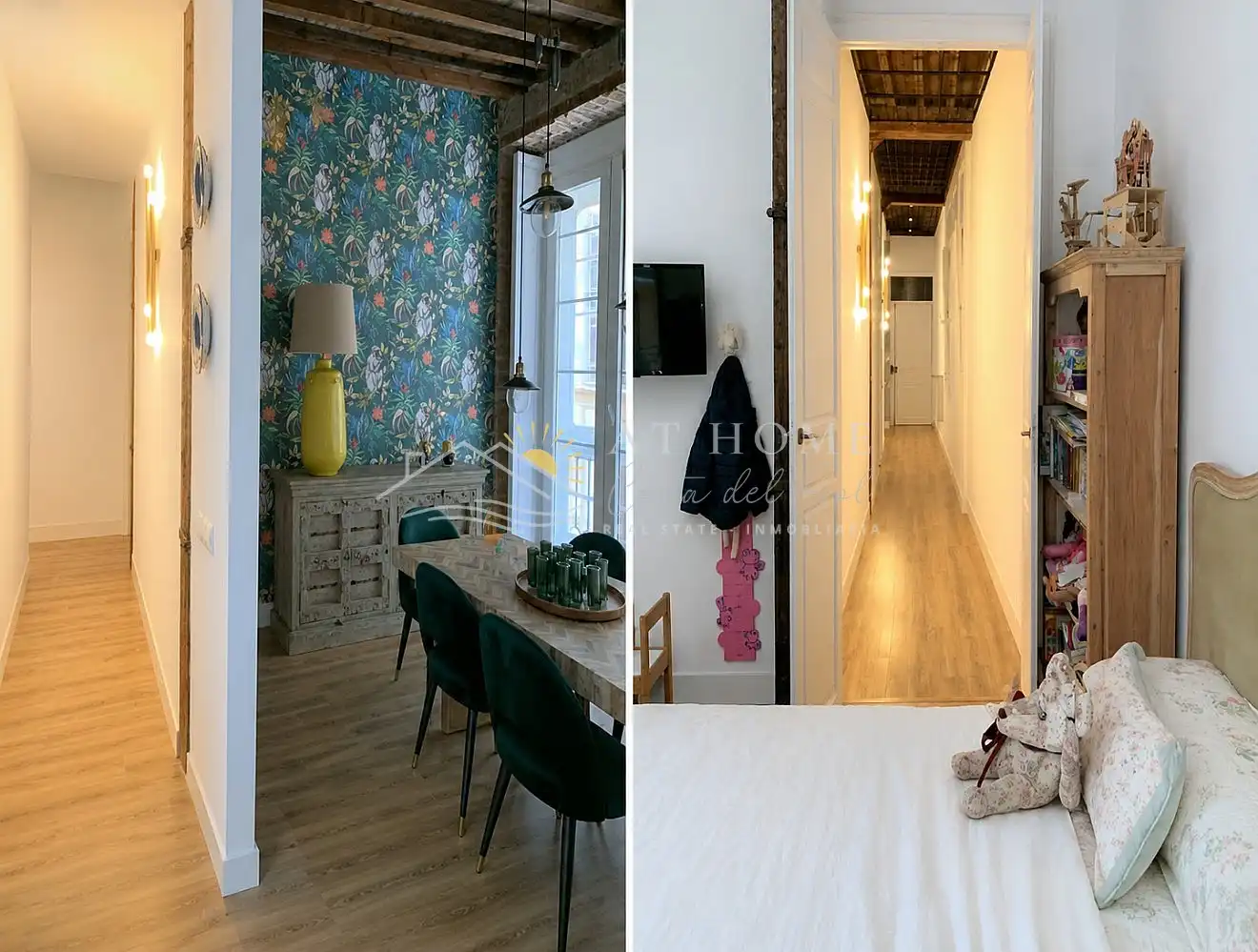 Schlafzimmer von Wohnungen zur Miete in Málaga mit Terrasse und Ofen
