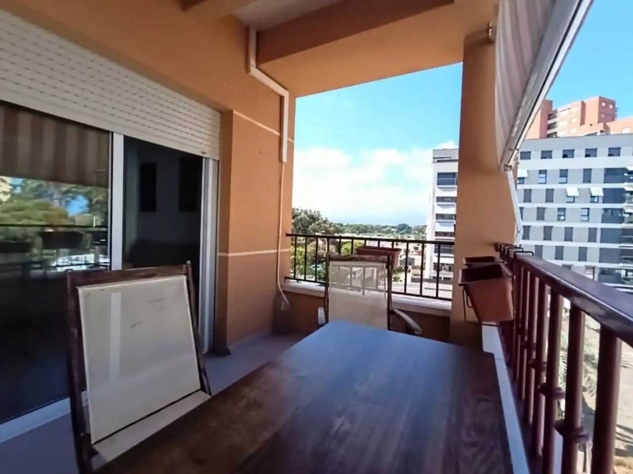 Balcony of Flat for rent in El Campello  with Air Conditioner, Terrace and Furnished