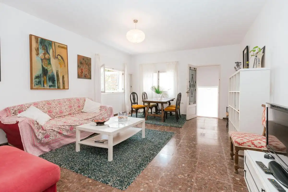 Sala d'estar de Casa o xalet en venda en Santa Eulària des Riu amb Calefacció, Jardí privat i Terrassa