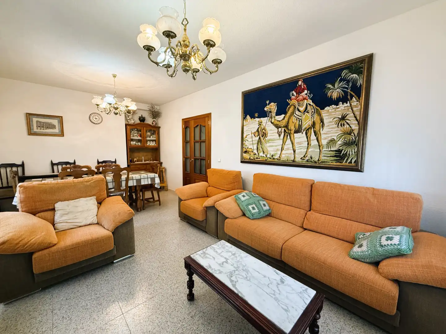 Wohnzimmer von Haus oder Chalet zum Verkauf in Colmenar de Oreja mit Heizung, Privatgarten und Terrasse