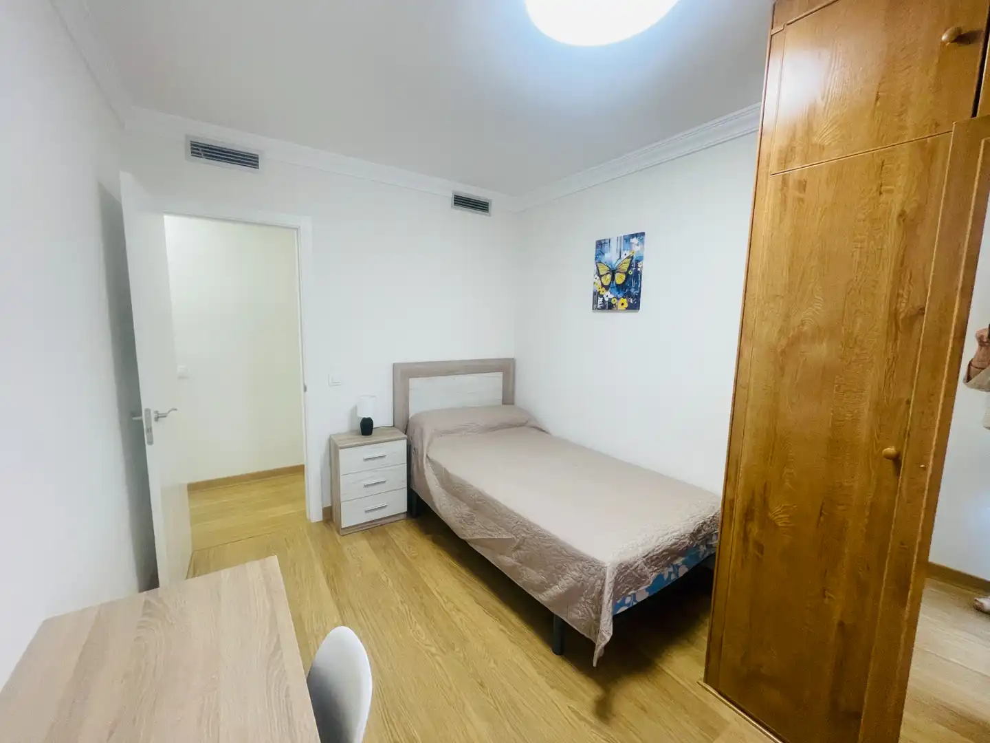 Schlafzimmer von Wohnung zur Miete in Alcázar de San Juan mit Klimaanlage, Heizung und Möbliert