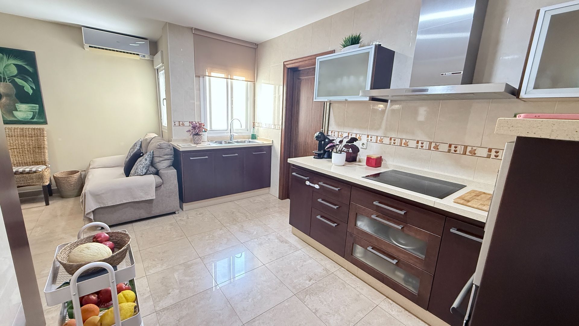 Kitchen of Flat for sale in Adra  with Air Conditioner and Heating