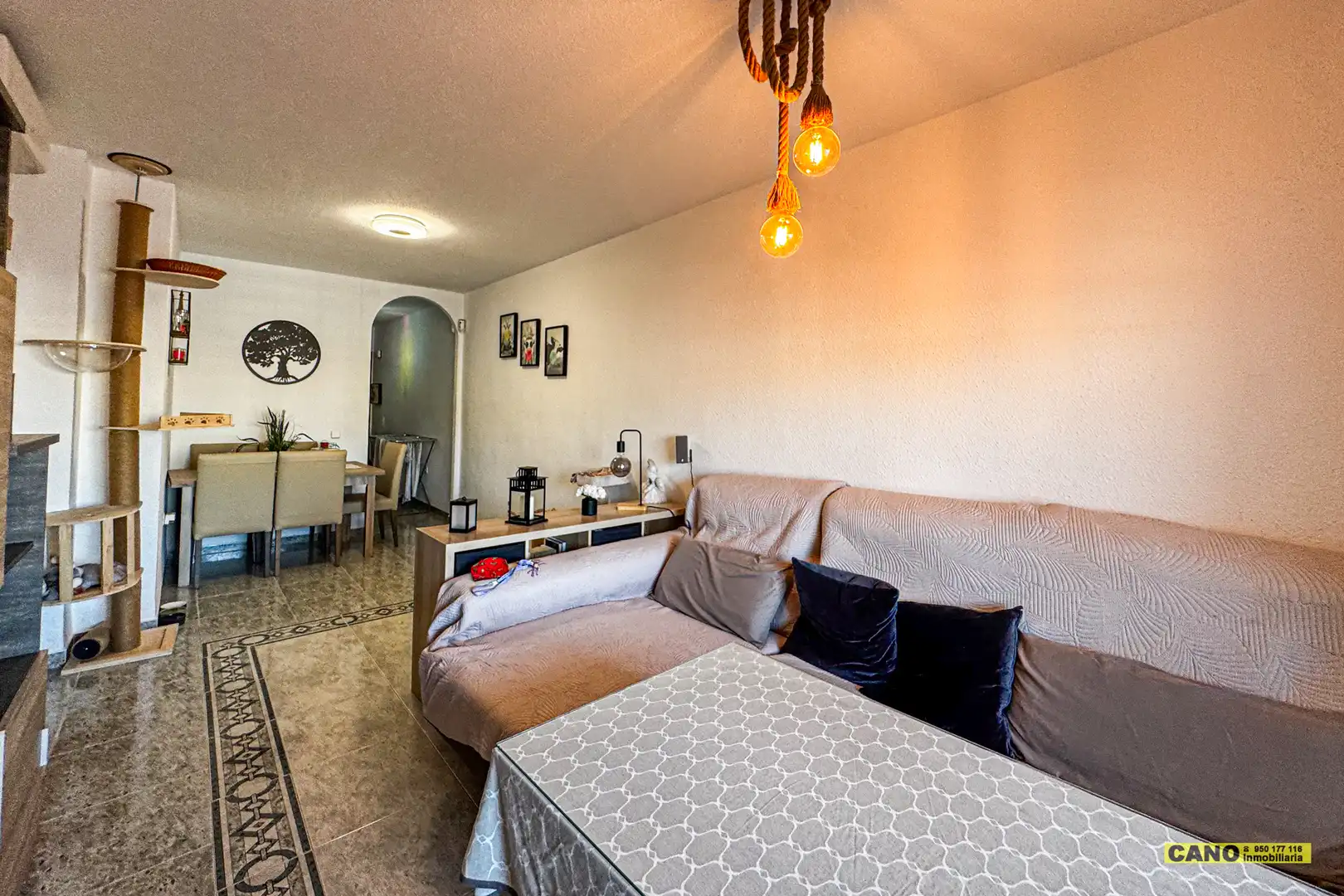 Living room of Flat for sale in Roquetas de Mar  with Air Conditioner, Heating and Terrace