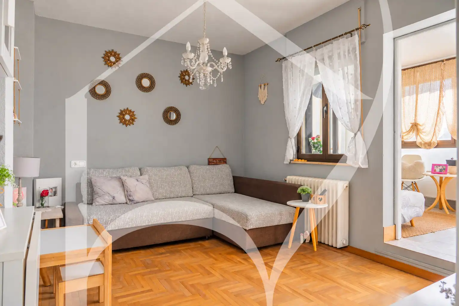 Sala de estar de Ático en venta en La Salle - Vistahermosa