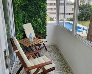 Terrassa de Apartament en venda en Benalmádena amb Aire condicionat, Jardí privat i Terrassa