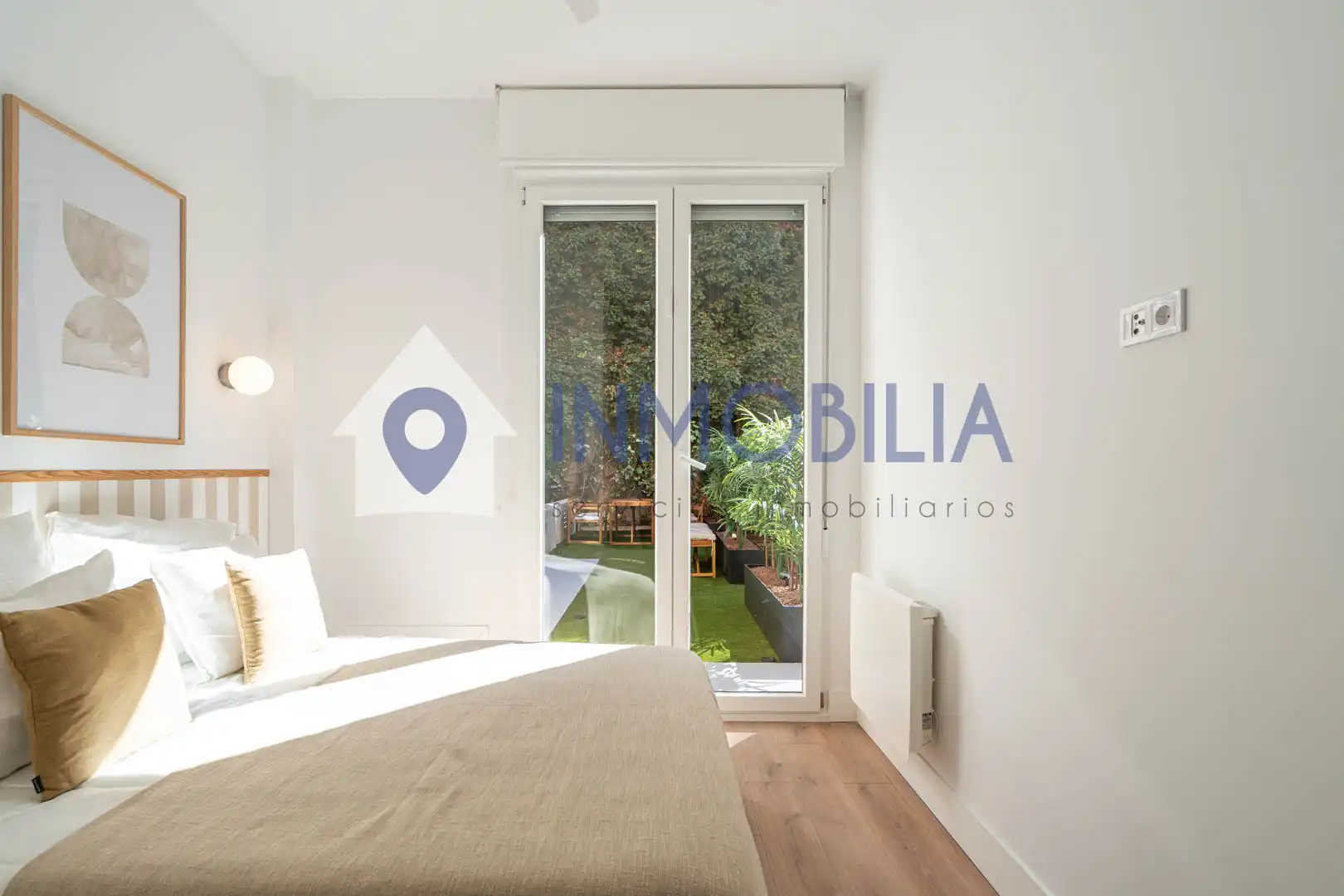 Schlafzimmer von Wohnung zum Verkauf in Madrid mit Klimaanlage, Heizung und Terrasse