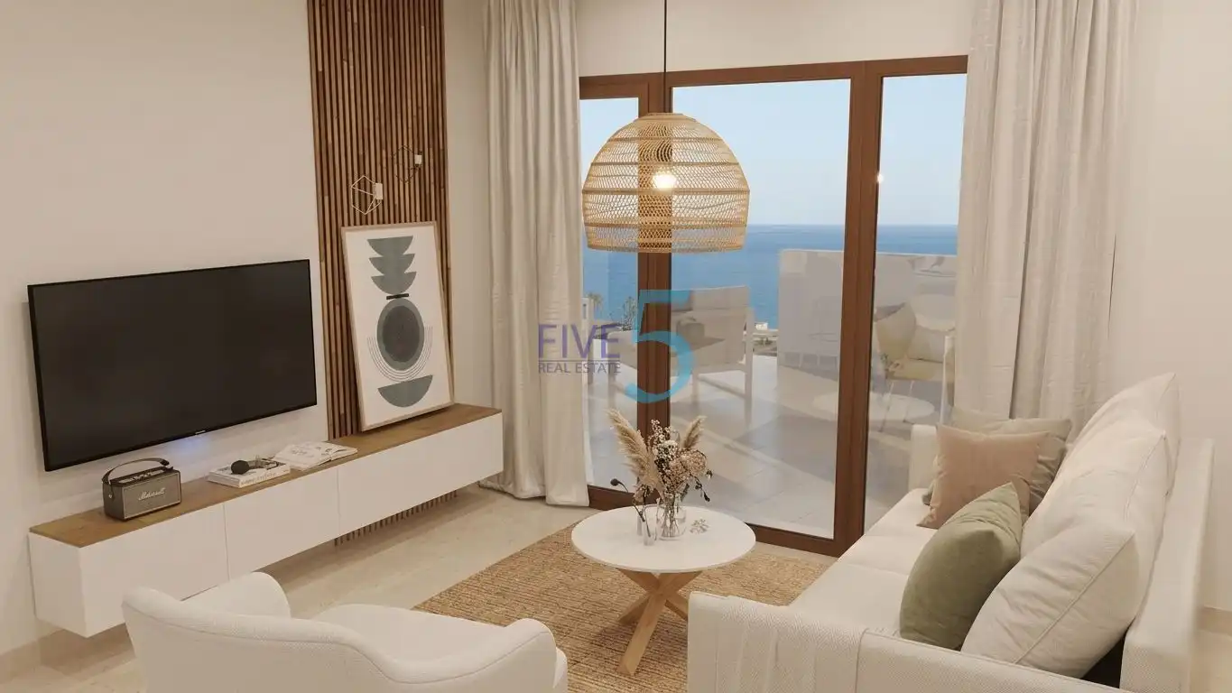 Wohnzimmer von Dachboden zum Verkauf in Vera mit Schwimmbad