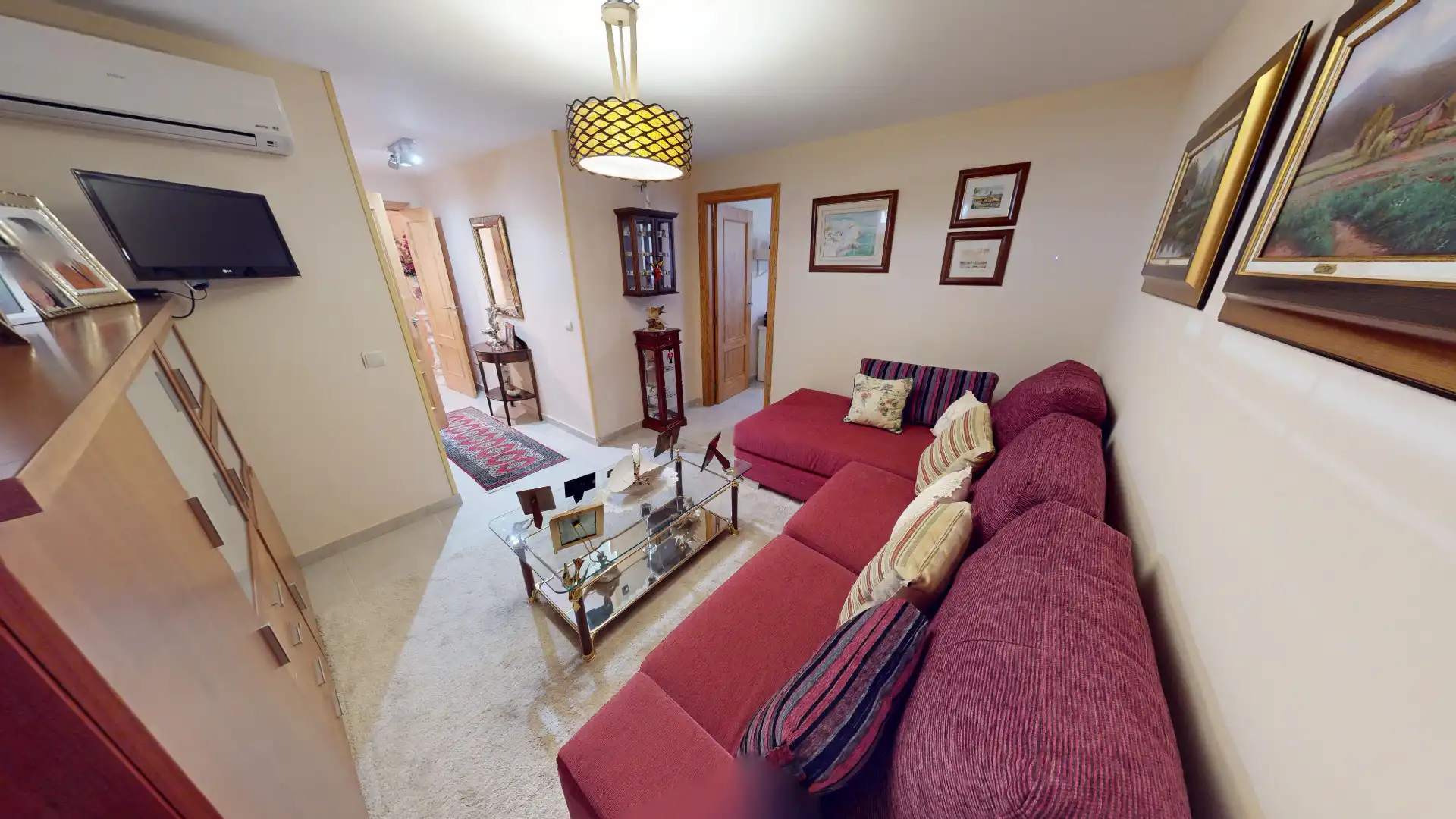 Sala de estar de Casa o chalet en venta en Torremolinos con Aire acondicionado, Calefacción y Jardín privado