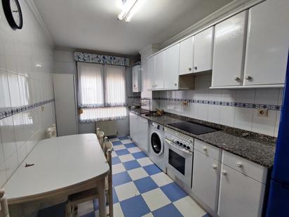 Kitchen of Flat for sale in Gijón   with Heating, Parquet flooring and Storage room