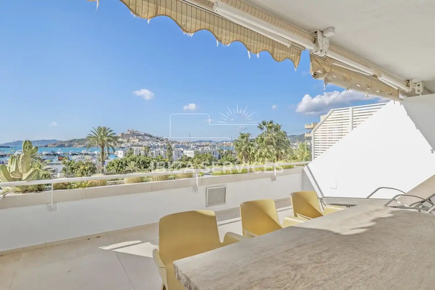 Terrace of Flat for rent in Eivissa  with Air Conditioner and Swimming Pool