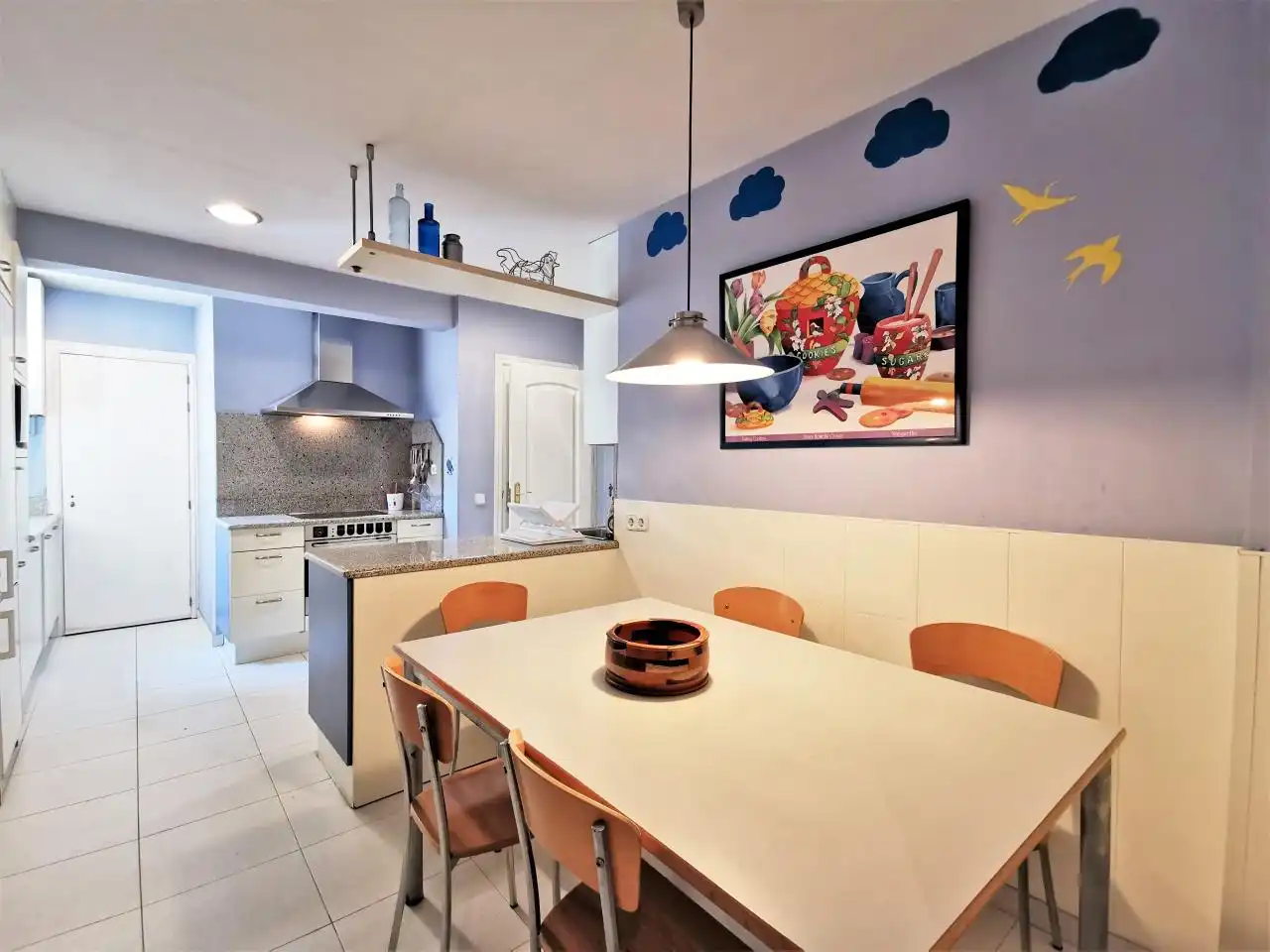Kitchen of Apartments for rent in Madrid  with Air Conditioner, Heating and Storage room