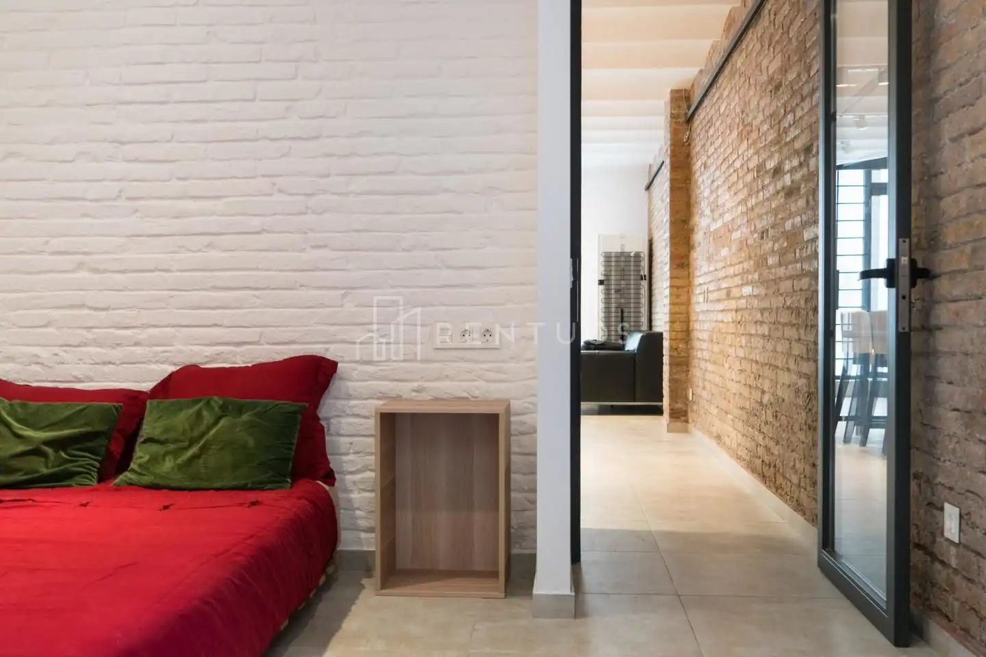 Habitación de Dúplex de alquiler en Barcelona con Aire acondicionado, Terraza y Amueblado