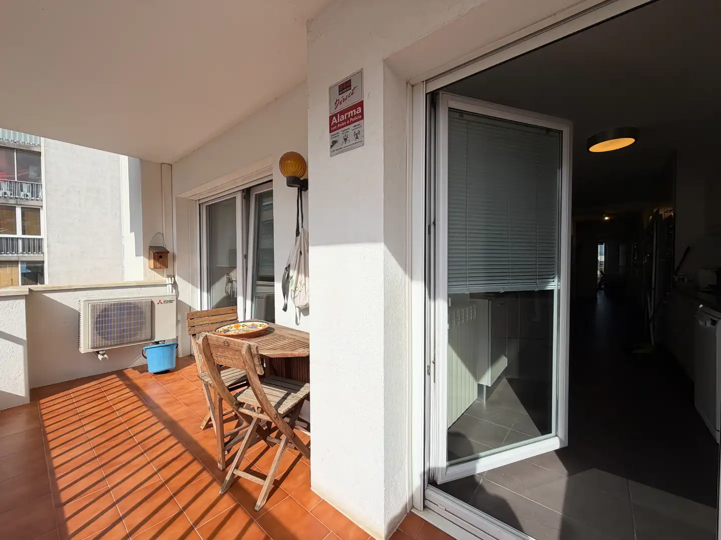 Balcony of Apartments for sale in Roses  with Air Conditioner, Heating and Terrace