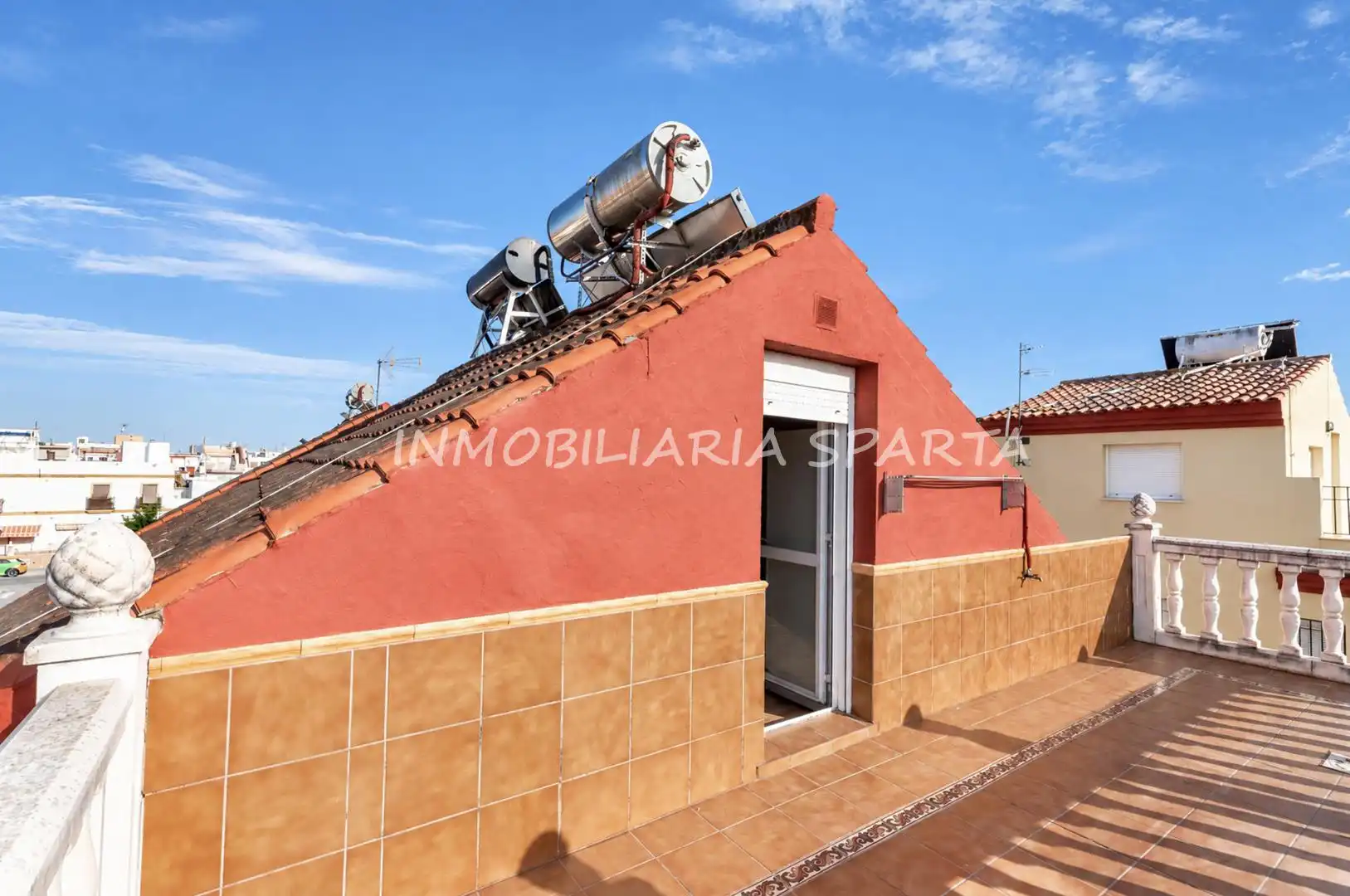 Terrassa de Casa adosada en venda en Santiponce, Sevilla
