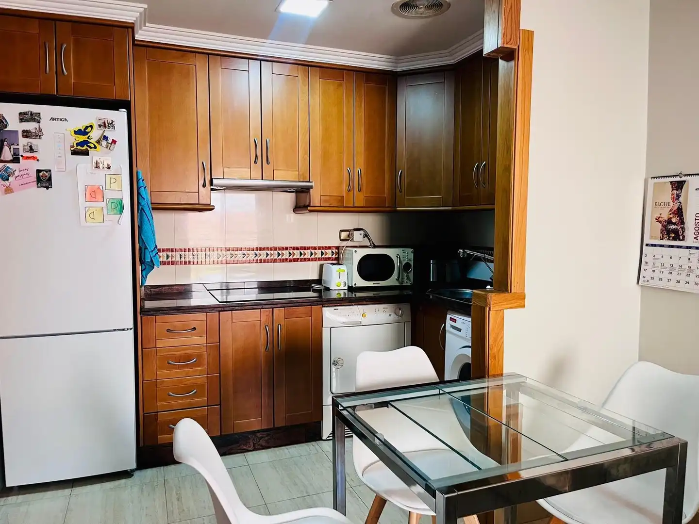 Kitchen of Flat for sale in Elche / Elx  with Air Conditioner