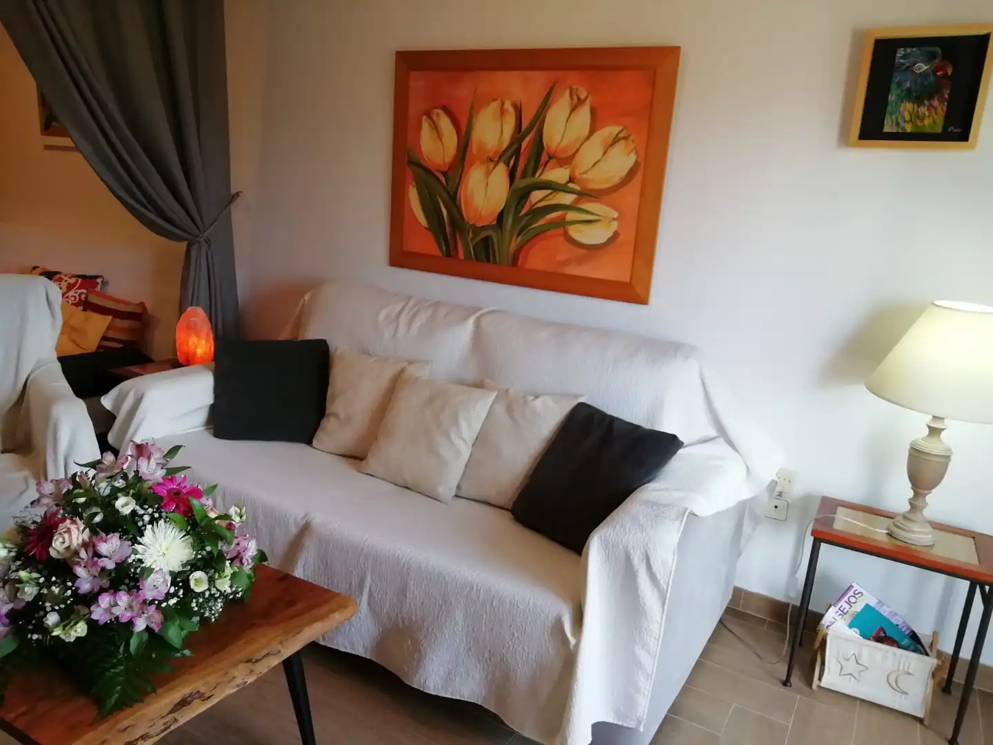 Sala de estar de Ático en venta en Calpe / Calp con Aire acondicionado, Calefacción y Terraza
