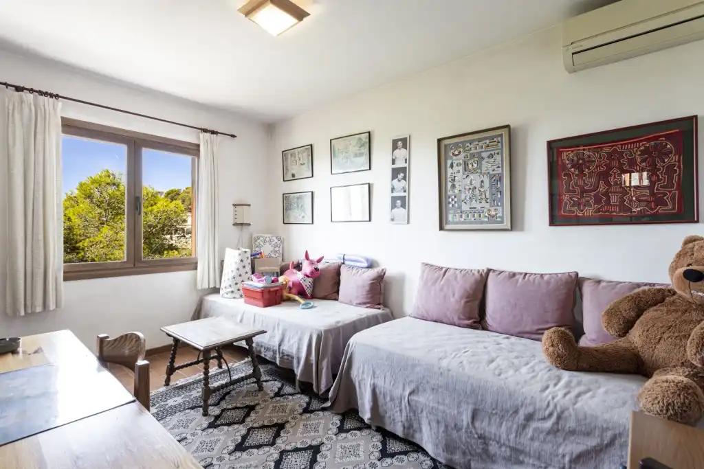 Dormitori de Casa o xalet en venda en Calvià amb Aire condicionat, Jardí privat i Terrassa