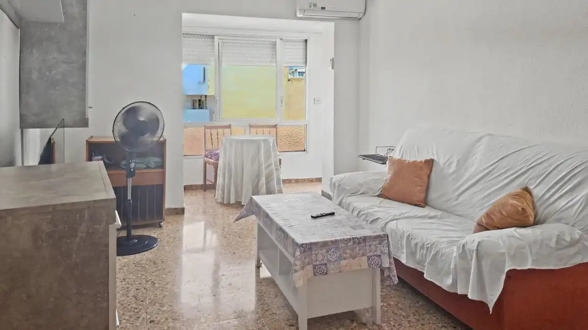Living room of Flat for sale in Dénia  with Air Conditioner, Heating and Terrace