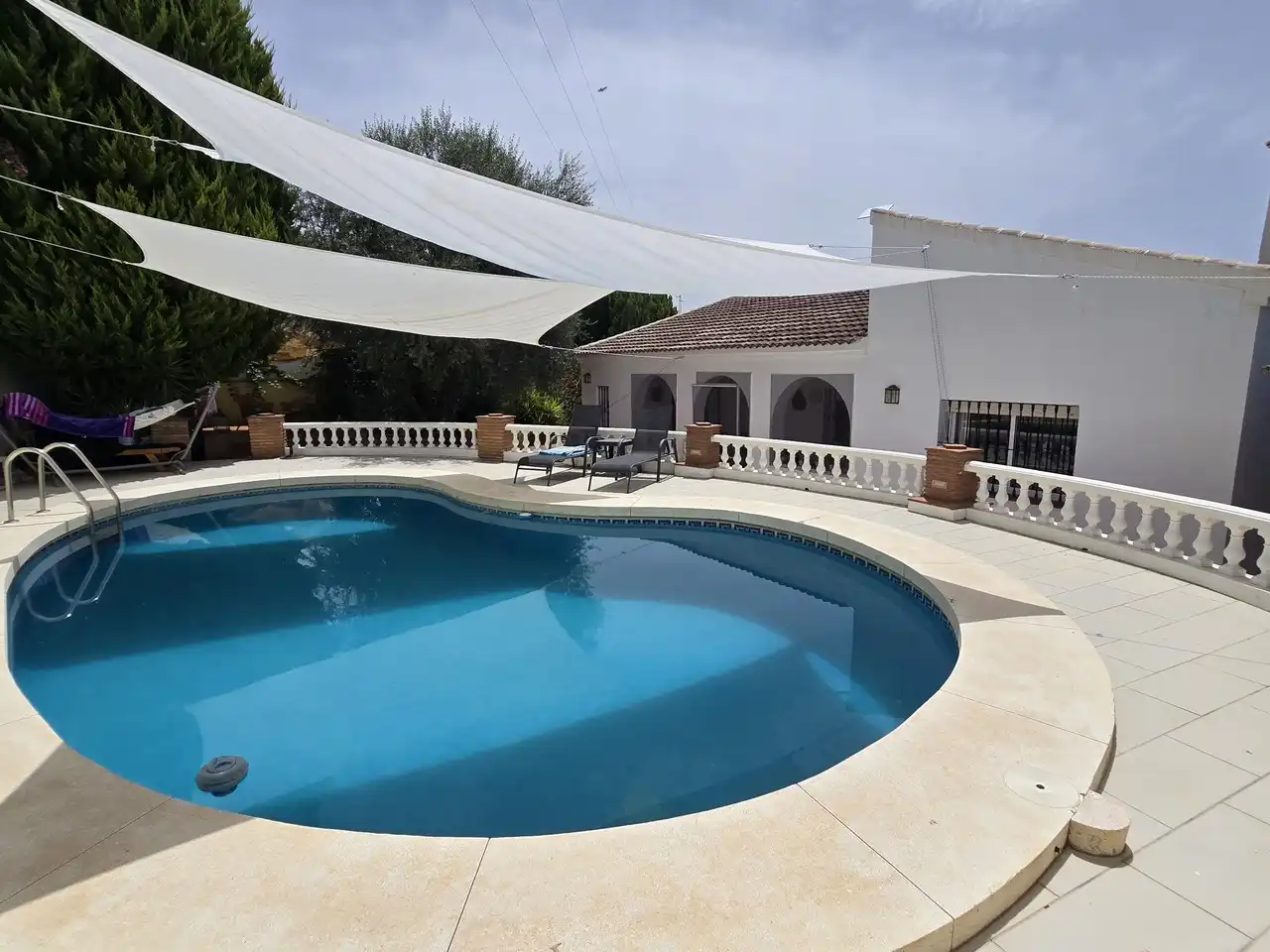 Piscina de Casa o xalet en venda en Periana amb Aire condicionat, Terrassa i Piscina