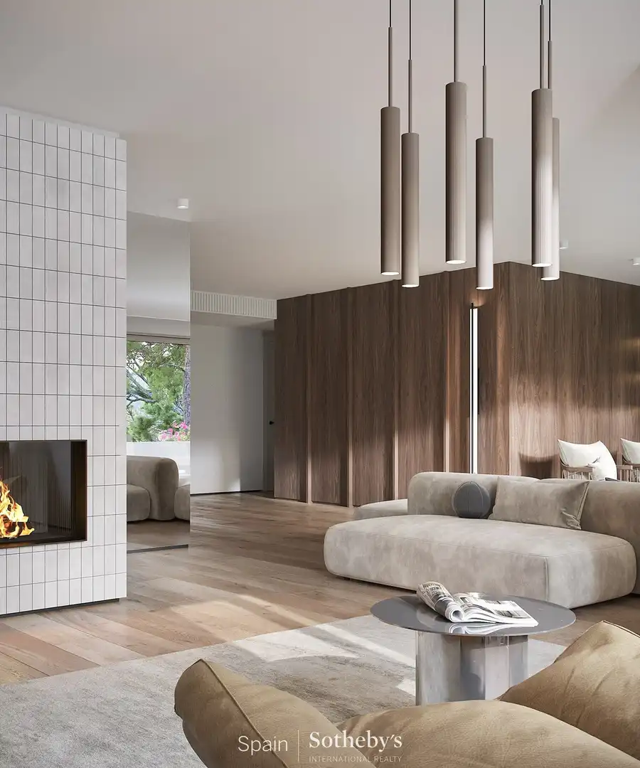 Sala d'estar de Apartament en venda en Barcelona amb Aire condicionat, Calefacció i Terrassa
