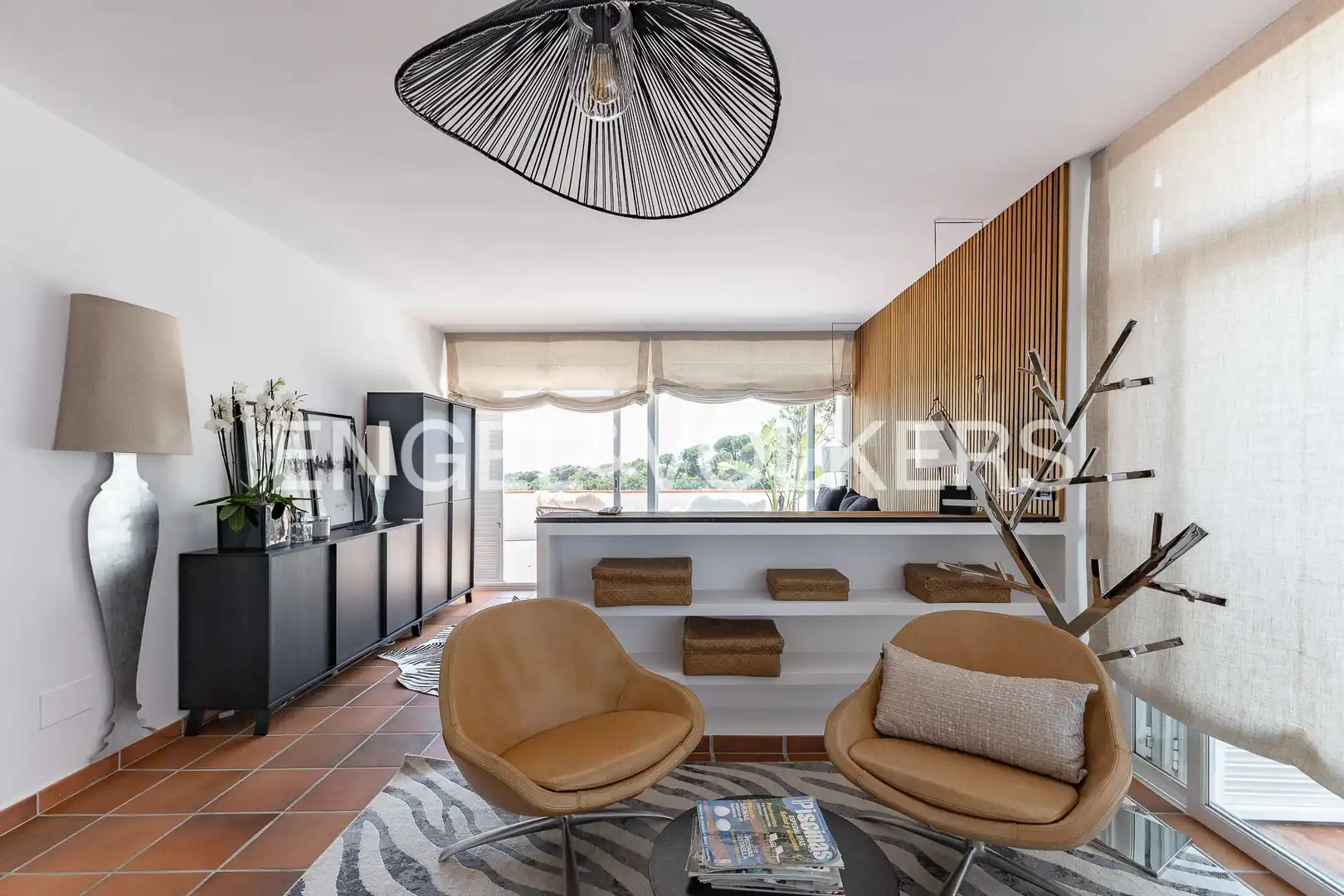 Sala d'estar de Casa adosada en venda en Sant Andreu de Llavaneres amb Aire condicionat, Calefacció i Terrassa