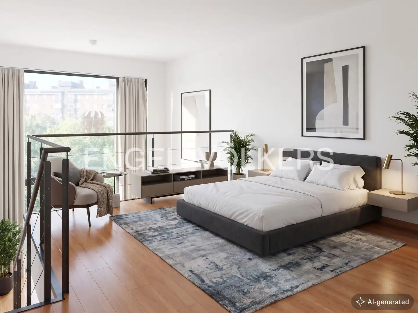 Bedroom of Lofts for sale in San Sebastián de los Reyes  with Air Conditioner, Heating and Swimming Pool