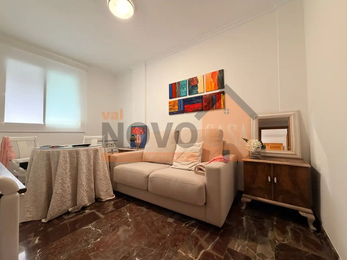 Sala d'estar de Casa adosada de lloguer en Alcàsser amb Aire condicionat, Traster i Moblat