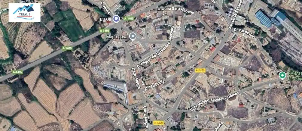 Vista exterior de Pis en venda en La Puebla de Híjar