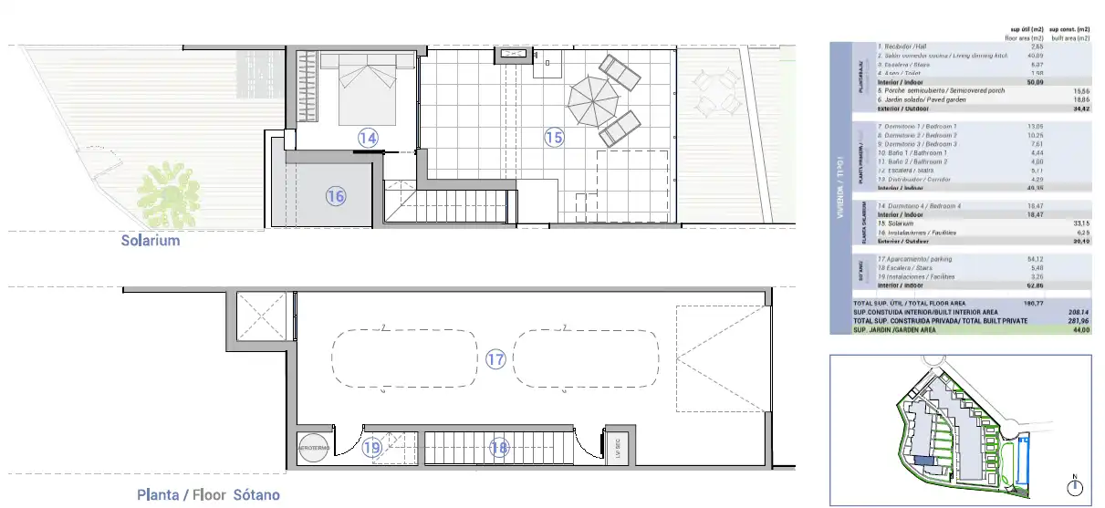 Maison mitoyenne avec piscine à vendre à Pueblo Español - Coveta Fumá, imagen 8