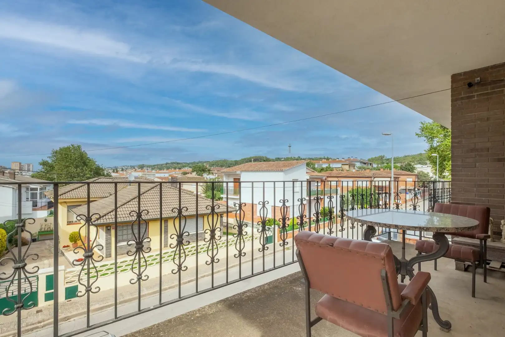 Balcony of Houses for sale in Girona  with Heating, Terrace and Storage room