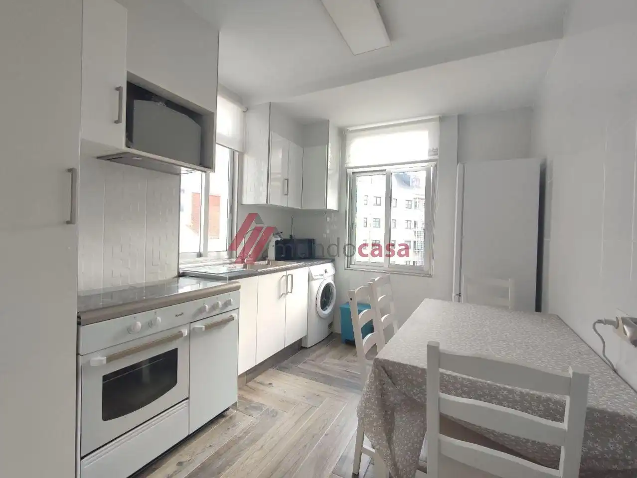 Kitchen of Flat for rent in Ferrol  with Heating and Furnished