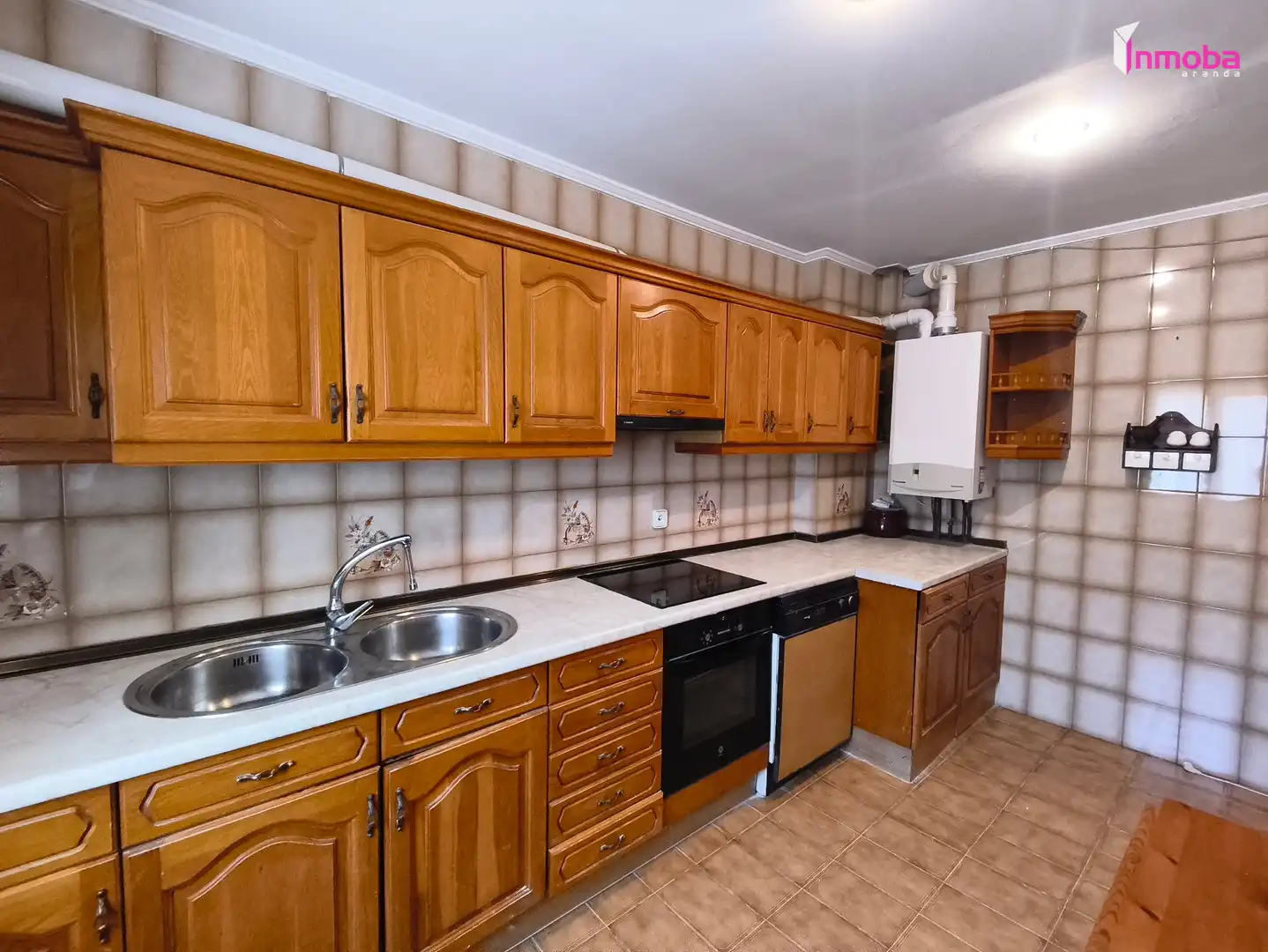 Küche von Wohnung zum Verkauf in Aranda de Duero mit Heizung, Parkett und Balkon